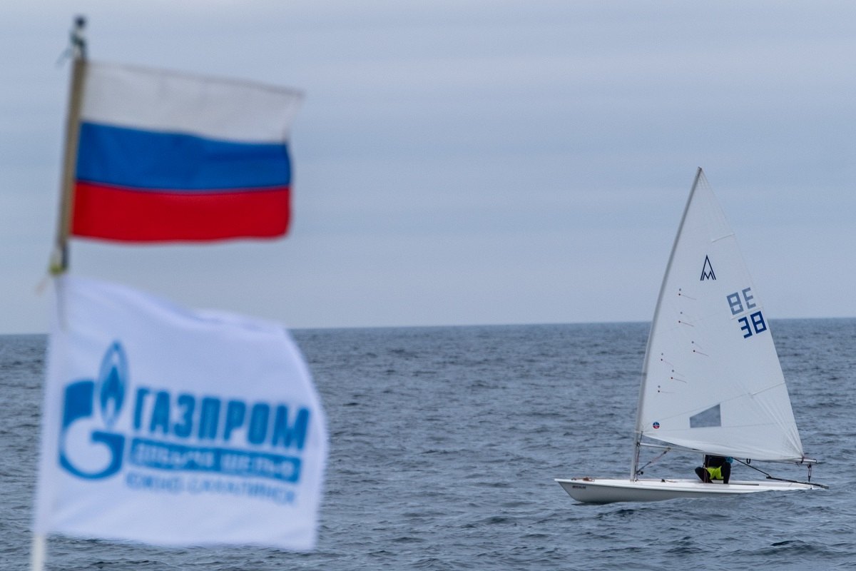 Regatta-Teilnehmer bewältigt die Strecke