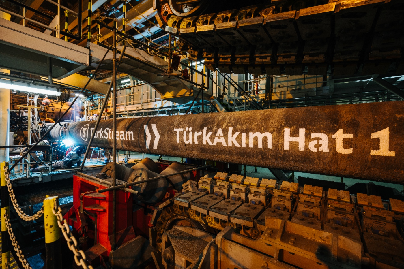 Bau des ersten Strangs der TurkStream ist abgeschlossen