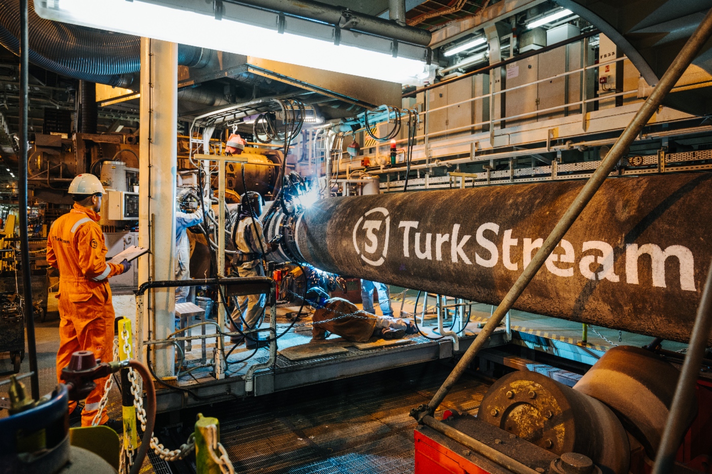 Bau des ersten Strangs der TurkStream ist abgeschlossen