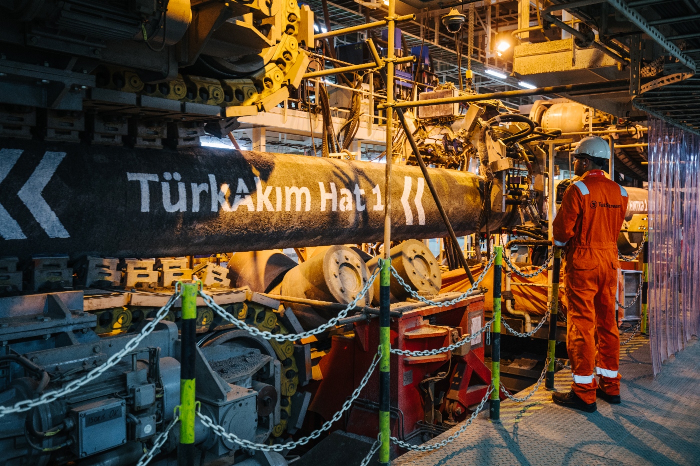 Bau des ersten Strangs der TurkStream ist abgeschlossen