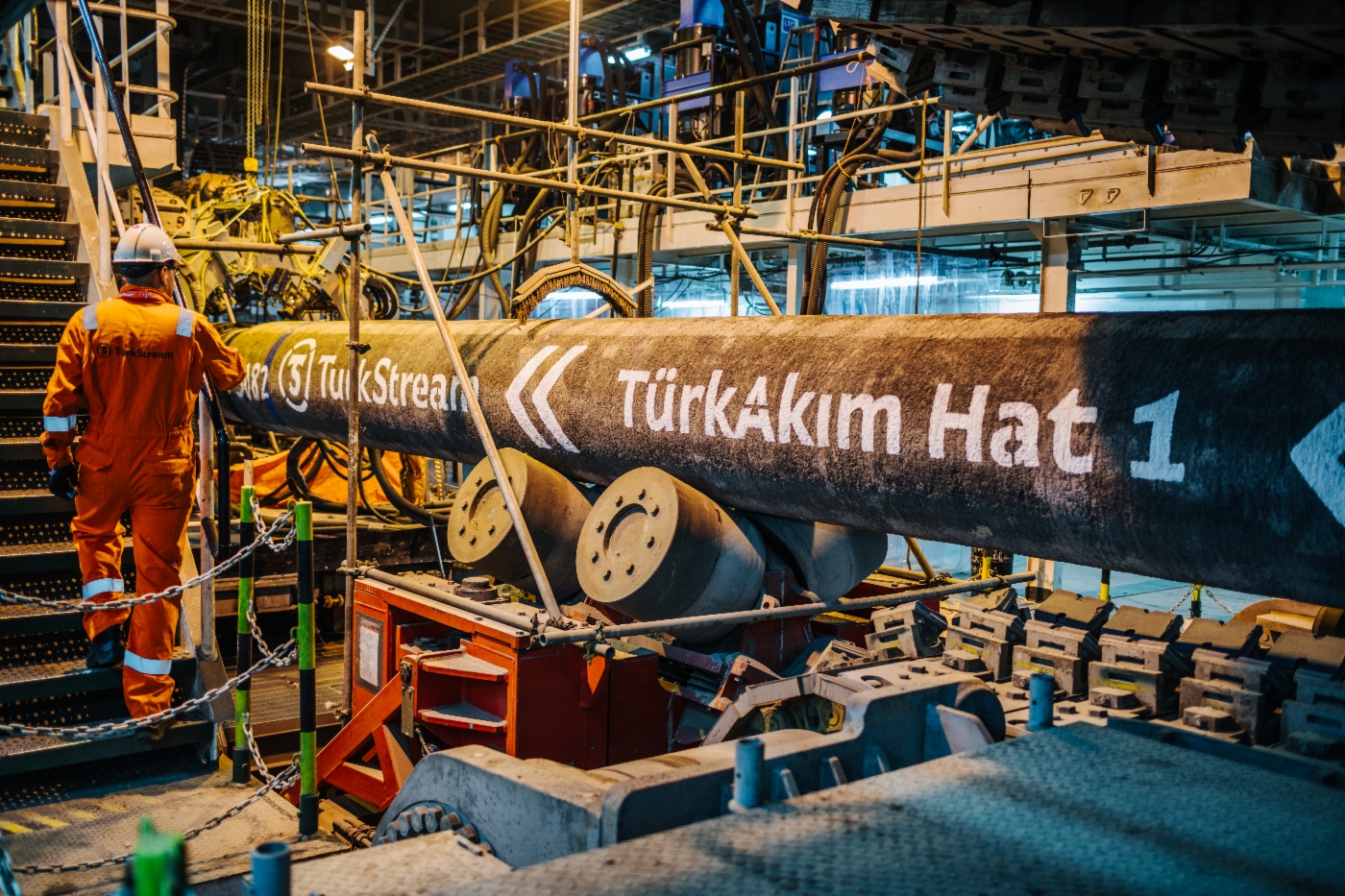 Bau des ersten Strangs der TurkStream ist abgeschlossen