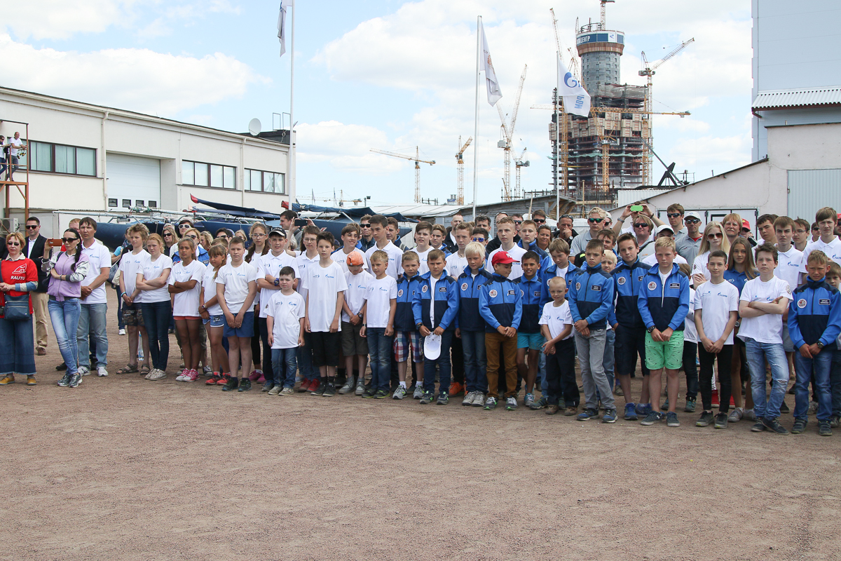 Alexey Miller eröffnete Jubiläumsregatta Nord Stream Race