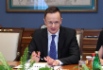 Arbeitstreffen zwischen Alexey Miller und dem Minister für Außenwirtschaft und auswärtige Angelegenheiten Ungarns, Peter Szijjarto, in Moskau