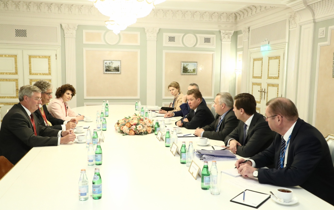 Gazprom und Gasunie erörterten Fragen ihrer Zusammenarbeit bei Gastransporten