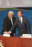 Frank-Walter Steinmeier und Dmitry Medvedev während der feierlichen Inbetriebnahme der Lagerstätte Juschno-Russkoje Frank-Walter Steinmeier und Dmitry Medvedev während der feierlichen Inbetriebnahme der Lagerstätte Juschno-Russkoje
