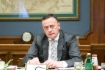 Aleksandar Antic, Minister für Bergbau und Energie Serbiens, während des Arbeitstreffens mit Alexey Miller