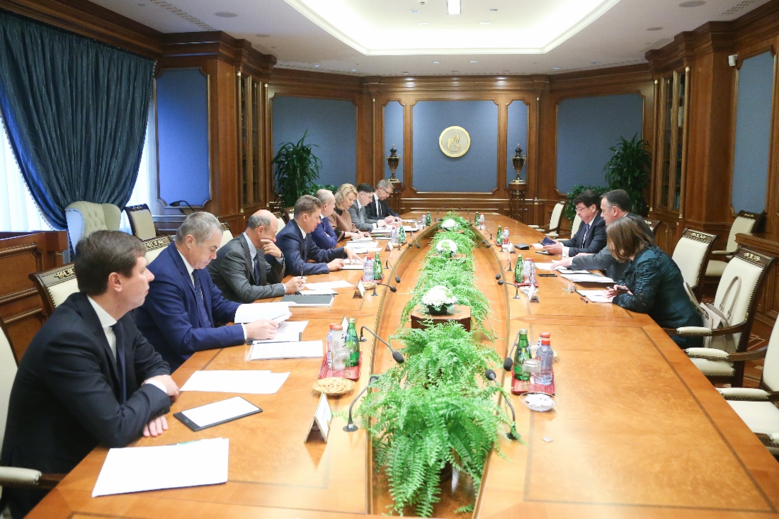 In Moskau fand ein Arbeitstreffen zwischen Alexey Miller und dem Minister für Bergbau und Energie Serbiens, Aleksandar Antic, statt