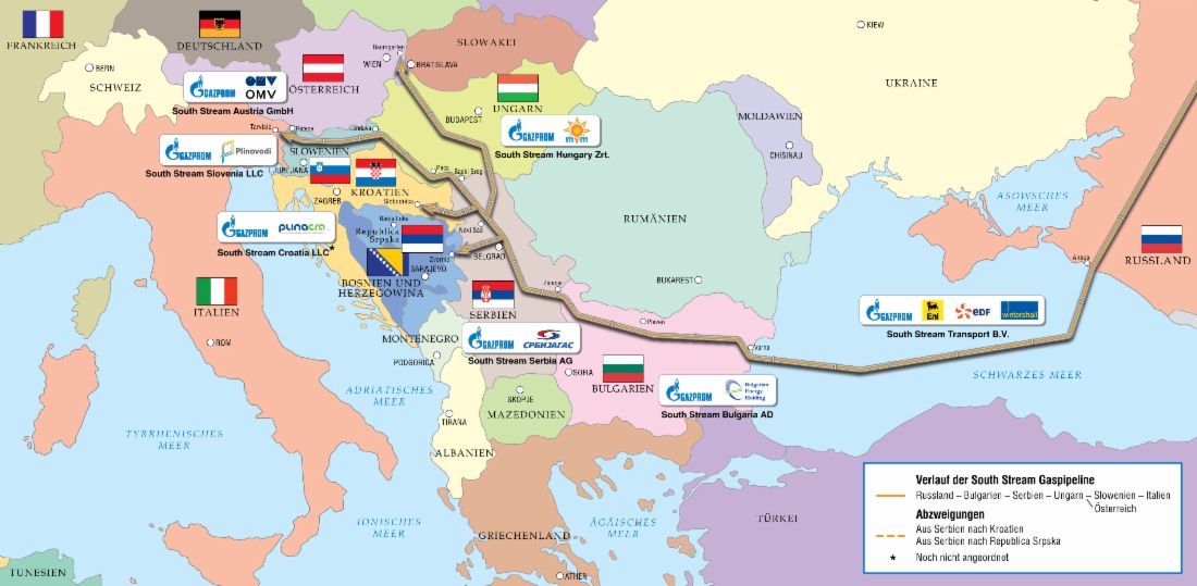 Gazprom baut Zusammenarbeit mit Bosnien und Herzegowina aus