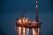 Arbeitsschiff Bigfoot 1. Abschluss der Verbindung des Hochsee- und Festlandteils der Gaspipeline