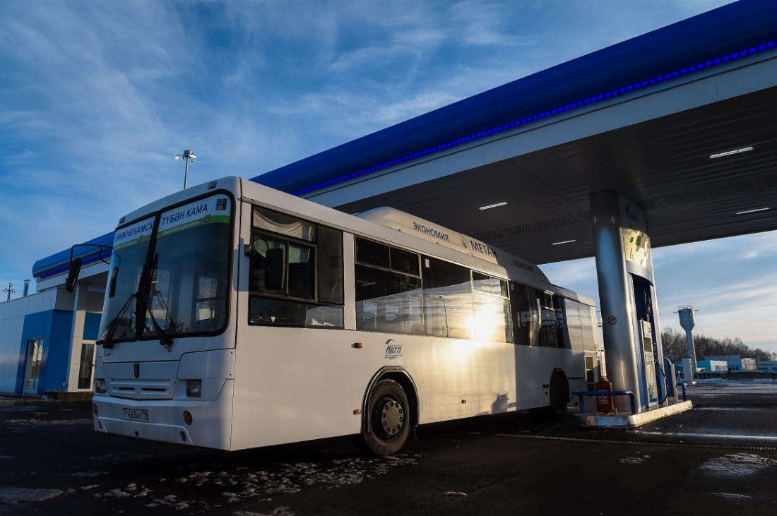 Bau der zwanzigsten Gazprom-Gastankstelle in Tatarstan startete