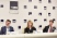 Sergey Kuznets, Vorstandsmitglied und Departmentleiter der Gazprom, Elena Burmistrova, stellvertretende Vorstandsvorsitzende der Gazprom, Generaldirektorin der Gazprom Export und Pavel Oderov, Departmentleiter der Gazprom