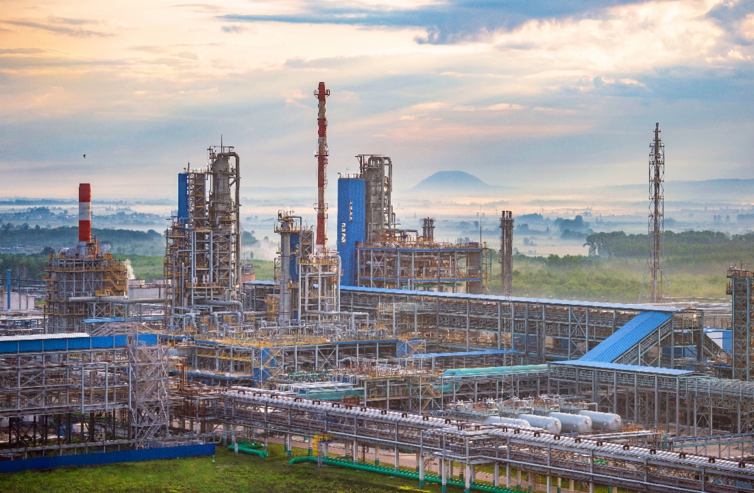 Produktionskapazitäten der Gazprom Neftekhim Salavat