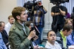 Pressekonferenz von Energieminister der Russischen Föderation Alexander Novak und Alexey Miller