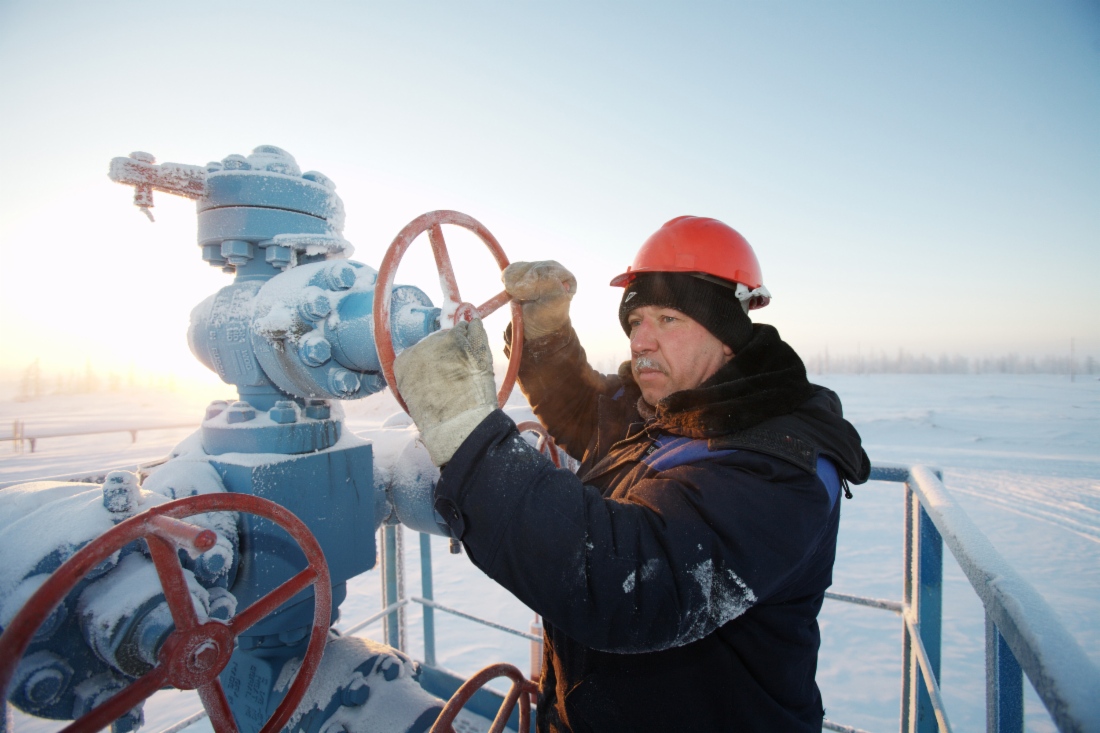 Operator für Öl- und Gasförderung bei Gazprom Dobycha Yamburg, Viktor Belogurov