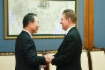 Arbeitstreffen zwischen Alexey Miller und dem Vorstandsvorsitzenden der Mizuho Bank, Ltd., Nobuhide Hayashi, in Moskau