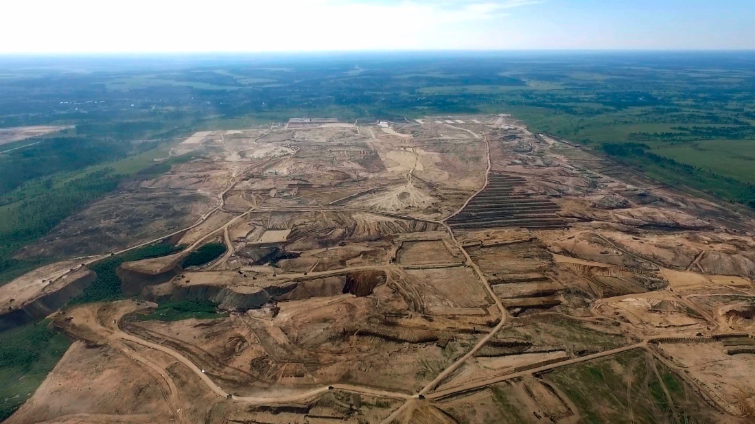 Baustelle des Gasverarbeitungswerkes Amur, 2016