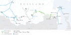 Erschließung der Gasressourcen und Aufbau des Gastransportsystems im Osten Russlands