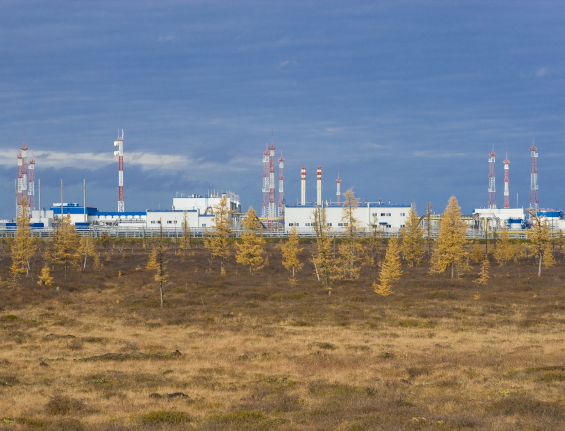 Komplexe Gasaufbereitungsanlage Nr. 22 in der Erdöl- und Gaskondensatlagerstätte Urengoiskoje