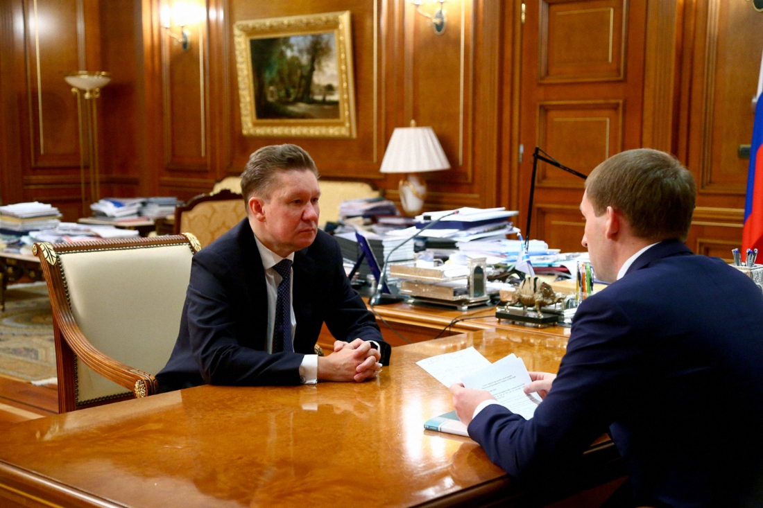 Gazprom und Verwaltungsgebiet Amur besprachen den Bau der Power of Siberia und des Gasverarbeitungswerkes Amur 