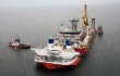Bau des Offshore-Abschnittes der Gaspipeline Dschubga – Lasarewskoje – Sotschi: Rohrleger С-Маster. Foto: Foto-Io Istanbul