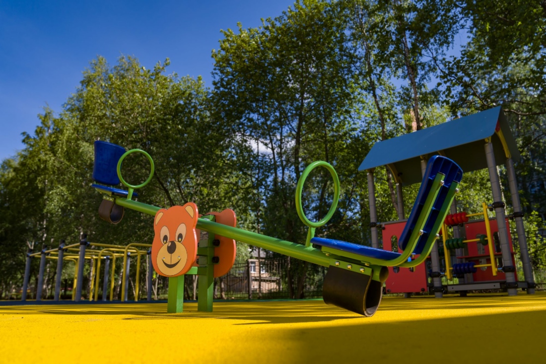 Spielplatz neben dem Krankenhaus
