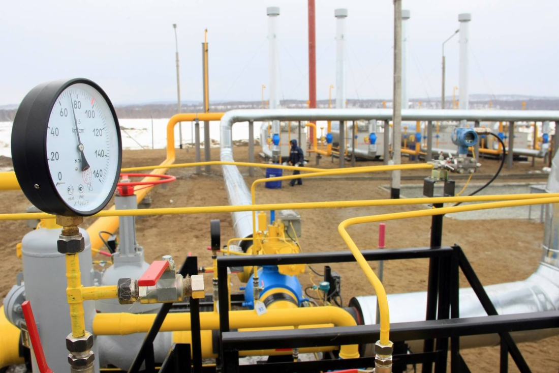 Gasverteilerstation Dalneje in Juschno-Sachalinsk