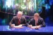 Vladimir Mazur, Gouverneur des
Verwaltungsgebietes Tomsk, und Alexey
Miller