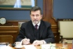 Slavenko Terziс während des Arbeitstreffens mit Alexey Miller