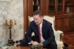 Alexey Miller und Moldaus Präsident Igor Dodon diskutierten über Abläufe und Perspektiven der Zusammenarbeit in der Gasbranche