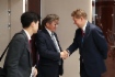 Arbeitstreffen zwischen dem Präsidenten und CEO der Gesellschaft KOGAS, Hee-Bong Chae, und Alexey Miller in Wladiwostok im Rahmen des V. Östlichen Wirtschaftsforums