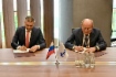 Gouverneur der Verwaltungsregion Transbaikal, Alexander Osipov, und Vitaly Markelov