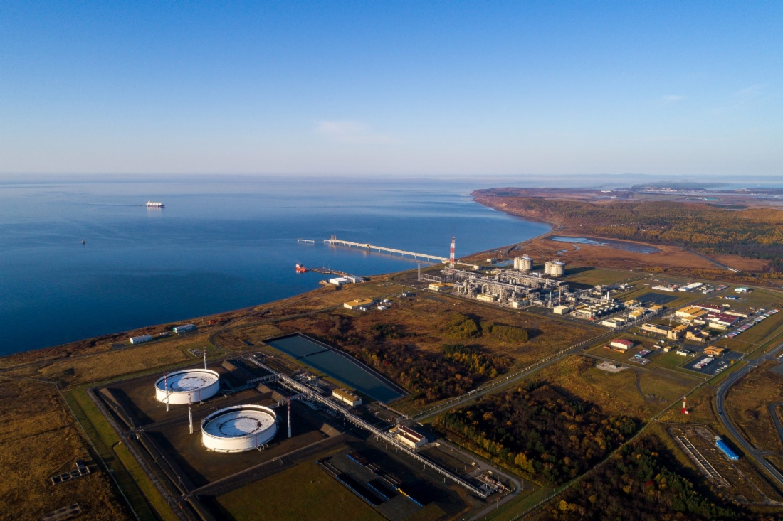 Industriekomplex Prigorodnoje des Projekts Sachalin II