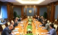 Arbeitstreffen zwischen Alexey Miller und dem Minister für Außenwirtschaft und Auswärtige Angelegenheiten Ungarns, Peter Szijjarto, in Moskau