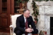 Präsident der Republik Moldau, Igor Dodon, während des Arbeitstreffens mit Alexey Miller