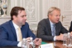 Arbeitstreffen zwischen dem Vorstandsmitglied der Royal Dutch Shell, Maarten Wetselaar, und Alexey Miller