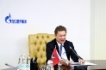 Alexey Miller hielt eine Telekonferenz anlässlich des 25. Jahrestages von Gazprom ab