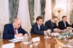 Arbeitstreffen zwischen Alexey Miller und dem Vorstandsvorsitzenden der Wintershall Dea GmbH, Mario Mehren, in Sankt Petersburg