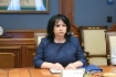 Energieministerin der Republik Bulgarien, Temenuzhka Petkova, während des Treffens mit Alexey Miller