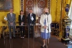 Alexey Miller und die Direktorin des Staatlichen Museumsreservats Zarskoje Selo, Olga Taratynova, unterzeichneten im Rahmen des Petersburger Internationalen Wirtschaftsforums 2021 eine Kooperationsvereinbarung zur Bewahrung des Kulturguts und zur Entwicklung des Museumsreservats Zarskoje Selo