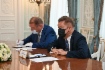 Alexey Miller (rechts)