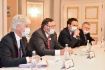Arbeitstreffen zwischen Alexey Miller und dem Präsidenten und Aufsichtsratsvorsitzenden der TotalEnergies, Patrick Pouyanne, im Rahmen des Petersburger Internationalen Wirtschaftsforums 2021