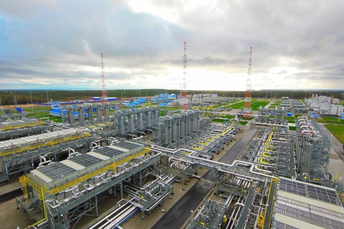 Gazprom setzt weiterhin strategische Projekte im Verwaltungsgebiet Leningrad um
