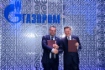 Andrey Nikitin, Gouverneur des
Verwaltungsgebietes Nowgorod, und
Alexey Miller