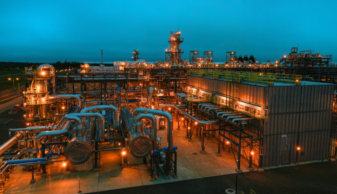 Vereinigter Onshore-Technologiekomplex des Projektes Sachalin II