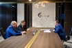 Arbeitstreffen zwischen dem Vorstandsvorsitzenden der PAO Gazprom, Alexey Miller, und dem Gouverneur des Verwaltungsgebietes Sachalin, Valery Limarenko, fand in Wladiwostok im Rahmen des Östlichen Wirtschaftsforums 2024 statt
