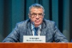 Alexander Medvedev während der Pressekonferenz „Export und Erhöhung der Sicherheit der Gaslieferungen nach Europa“ 