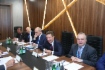 Arbeitstreffen zwischen Alexey Miller (Zweiter von rechts) und dem Vorstandsvorsitzenden und CEO der Gasunie, Han Fennema, im Rahmen des Petersburger Internationalen Wirtschaftsforums 2017