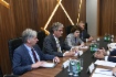 Arbeitstreffen zwischen Alexey Miller und dem Vorstandsvorsitzenden und CEO der Gasunie, Han Fennema (Zweiter von links), im Rahmen des Petersburger Internationalen Wirtschaftsforums 2017