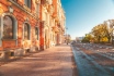 Potjomkinskaja-Straße in Sankt Petersburg nach dem Umbau