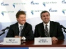 Alexey Miller, Vorstandsvorsitzender der Gazprom, und Jean-Francois Cirelli, Präsident und CEO der Gaz de France